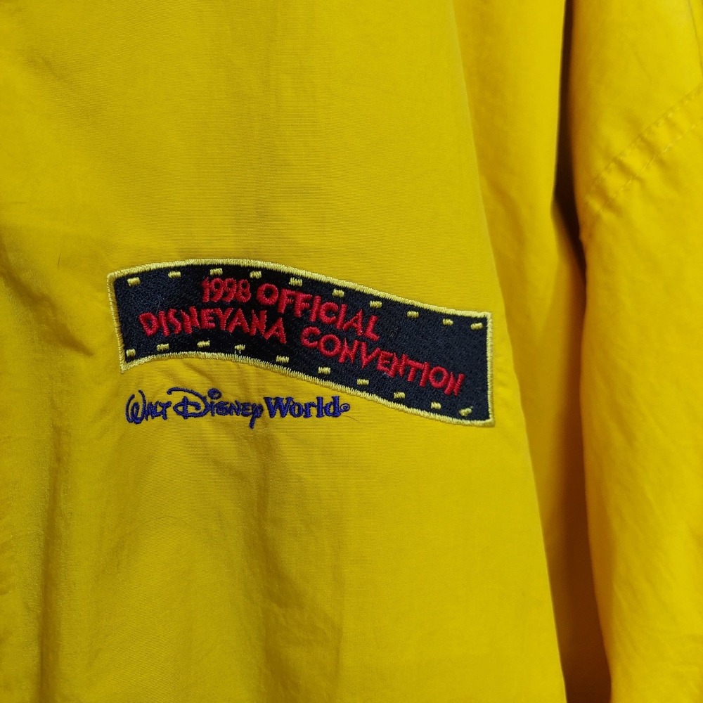 Vintage 1998 Disney 75 years Mickey Pluto Jacket Dunbrooke Sport Yellow Mens XL - Picture 4 of 16